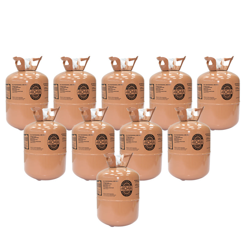 (One month pre-sale) 10cans R404A Refrigerant Cylinders 24Lb