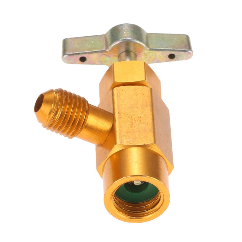 R134A Self-Sealing Can Tap Bottle Opener with 1/2" Female Right Hand Thread and 1/4’’ SAE Male Connector