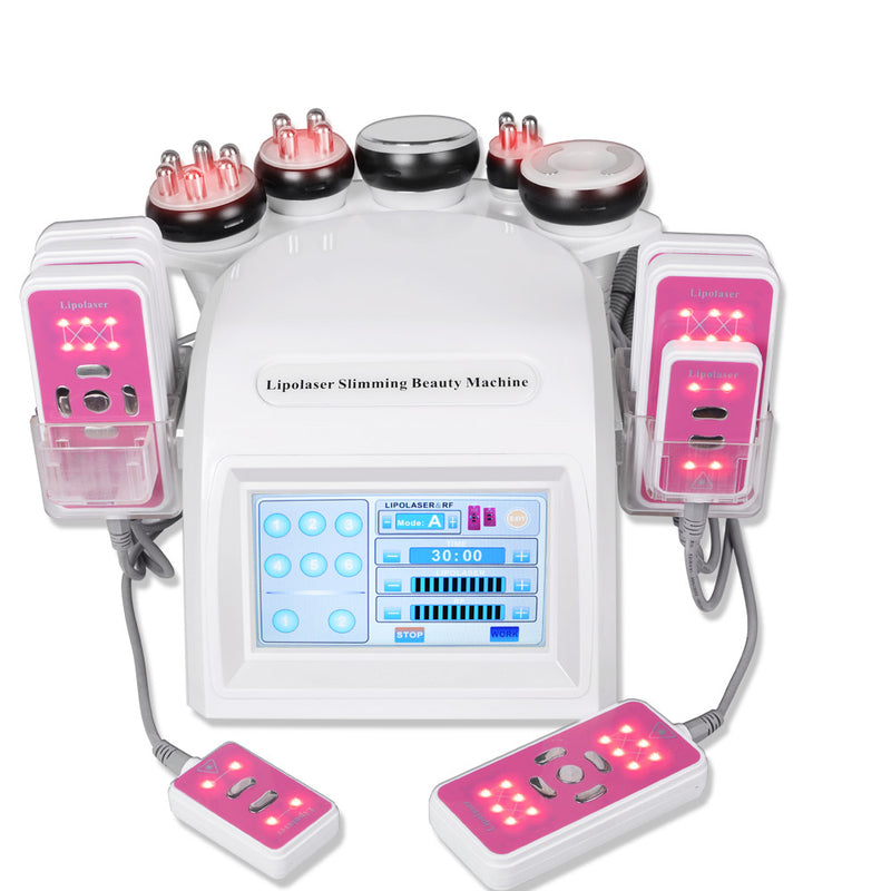 6 in 1 Ultrasound Liposuction Negative Pressure Dual-color Radio Frequency Instrument