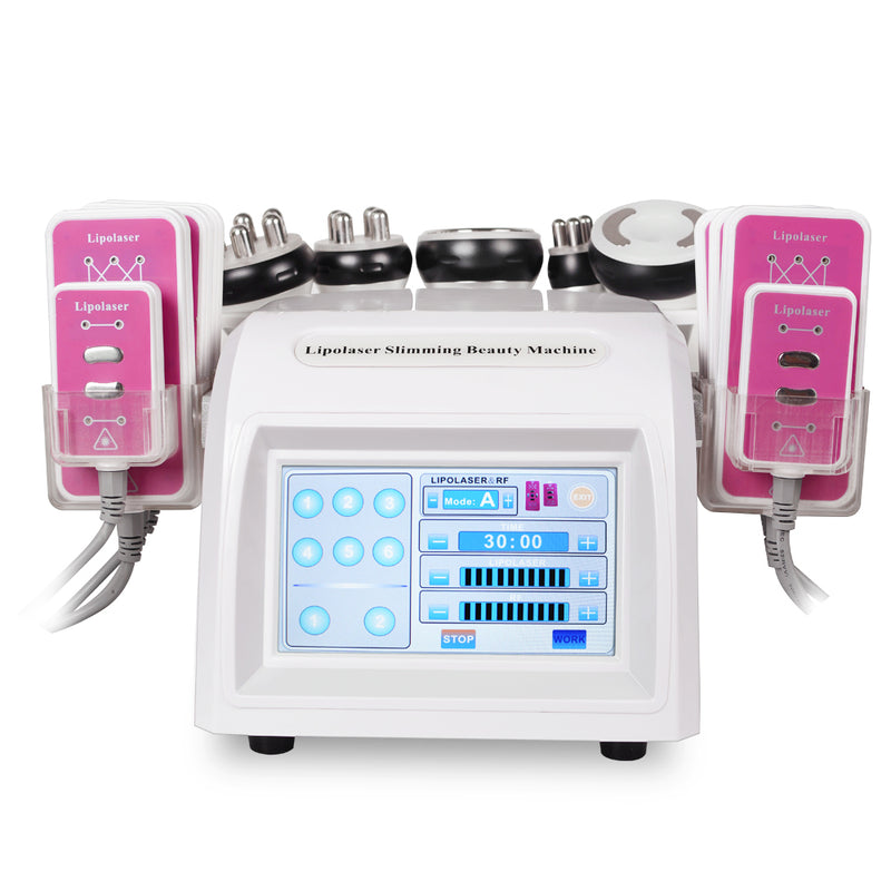 6 in 1 Ultrasound Liposuction Negative Pressure Dual-color Radio Frequency Instrument