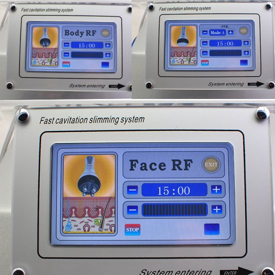 5 in 1 Cavitation Vacuum Bipolar RF Laser Slimming Machine