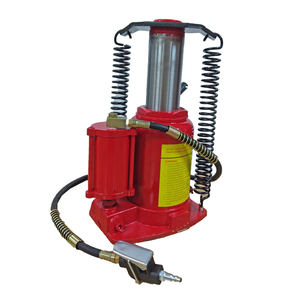 32 Ton Air Hydraulic Bottle Jack Heavy Duty Auto Truck RV Repair Lift Red