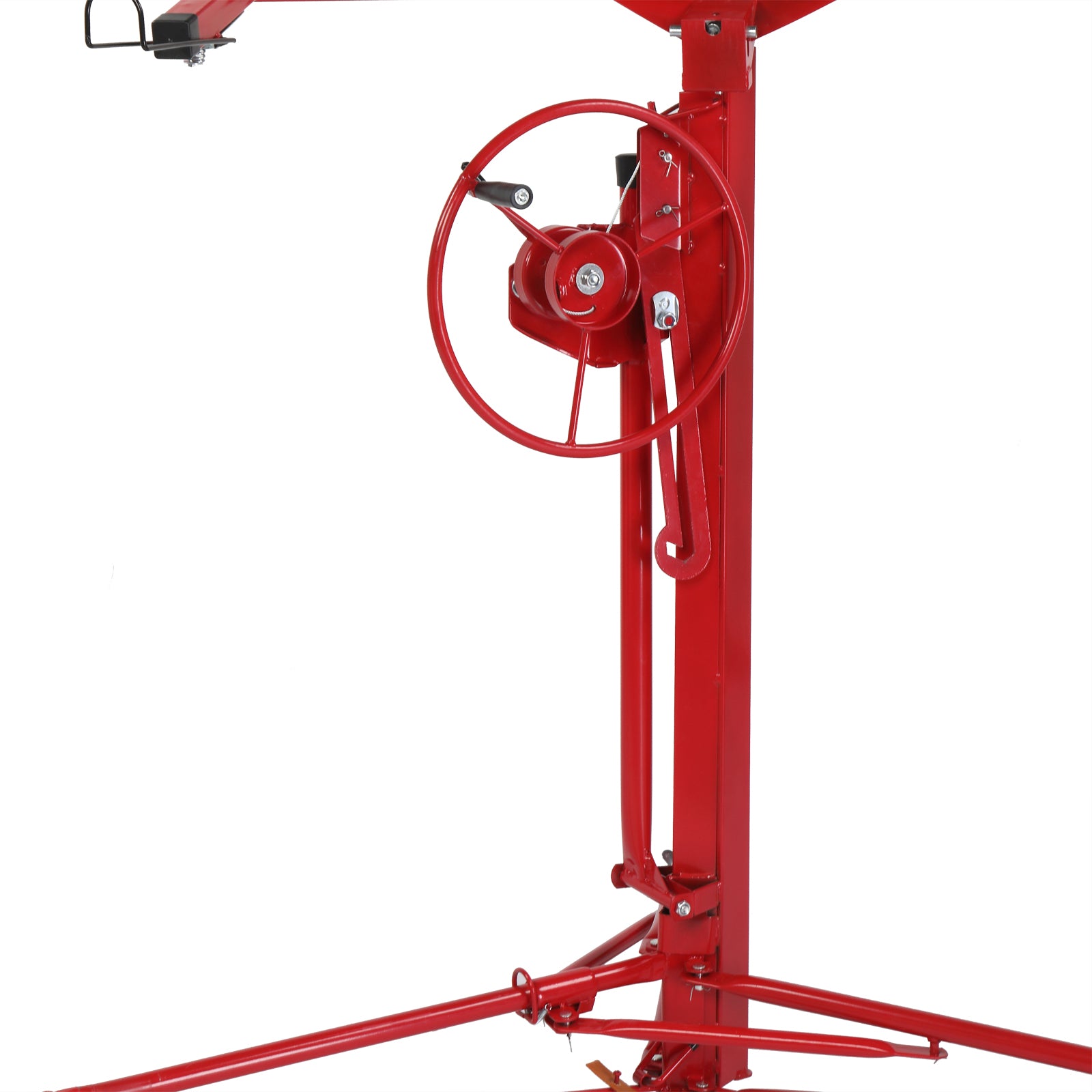 16FT Drywall Lifter Panel Hoist Jack Rolling Caster Construction Lockable 150lbs