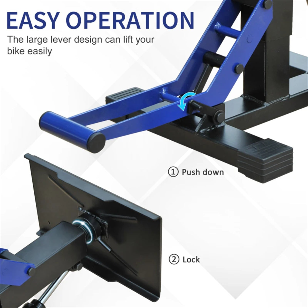 300 lbs Motorcycle Jack Hydraulic Scissor Lift Repair Maintenance Hoist