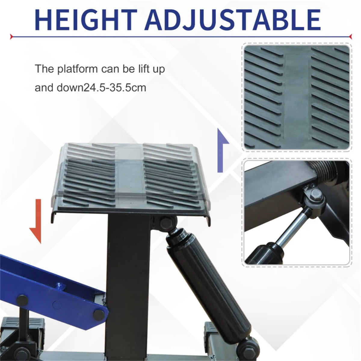 300 lbs Motorcycle Jack Hydraulic Scissor Lift Repair Maintenance Hoist