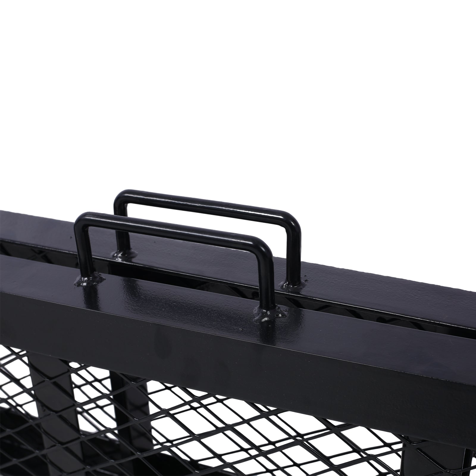80" Steel Loading Ramp 800 lb Capacity Foldable ATV Ramp Black 2-Pack