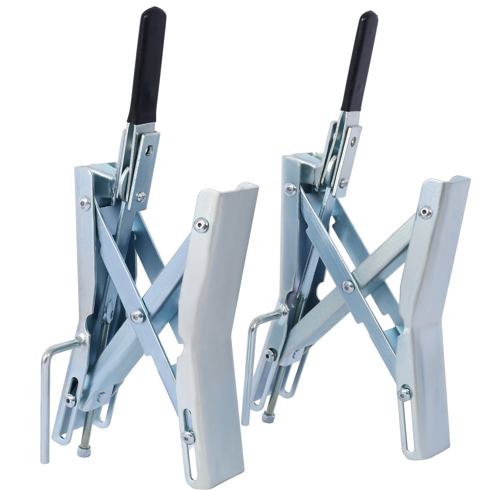 Quick Locking Wheel Chocks, Axle Wheel Chock Stabilizer for RV, Trailer, Camper Tire Stoppers Accommodates Tires up to 6 Inch Pair