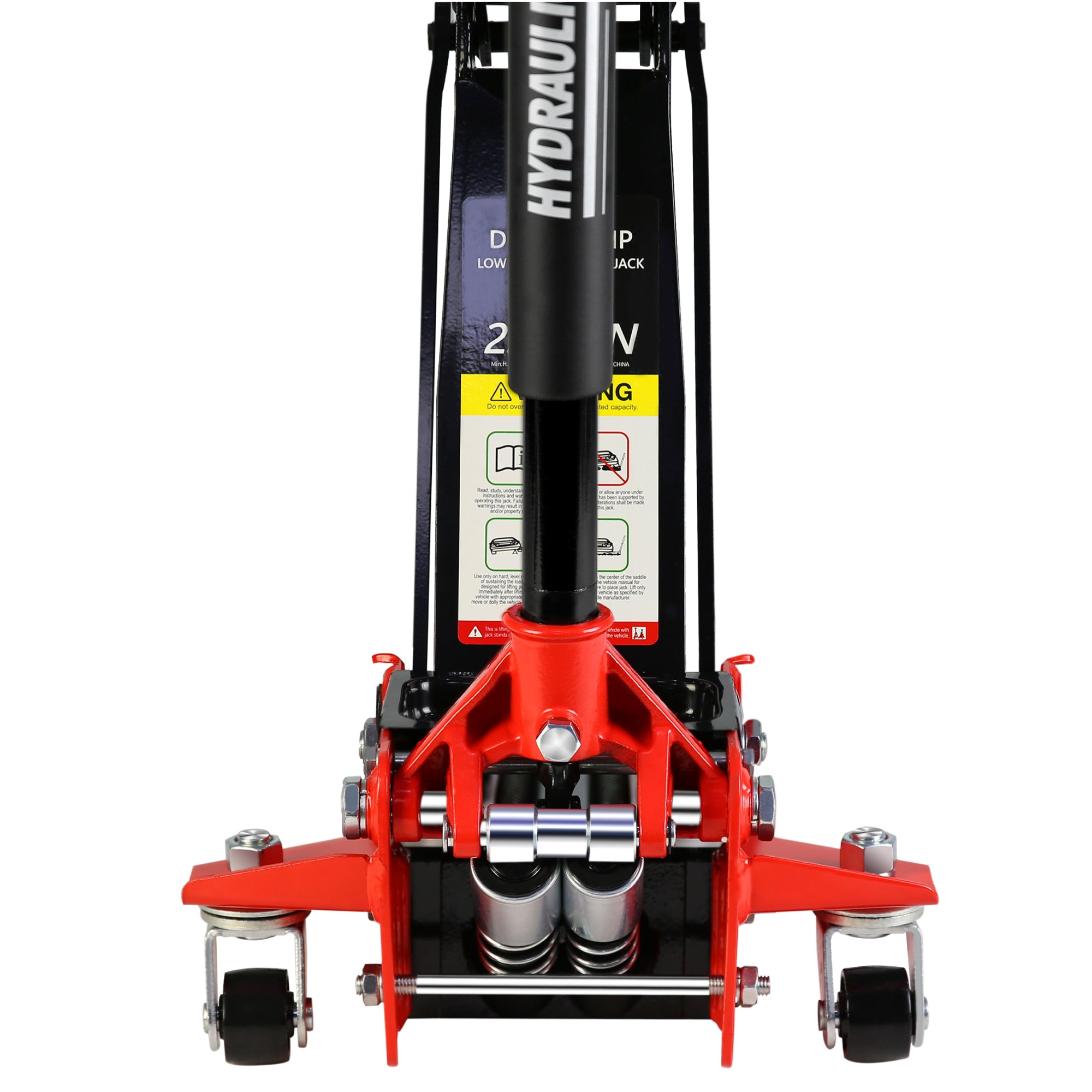 2.5 Ton Low Profile Floor Jack Steel Racing Dual Piston Quick Lift Hydraulic 3.5"-19.5" Lifting Range