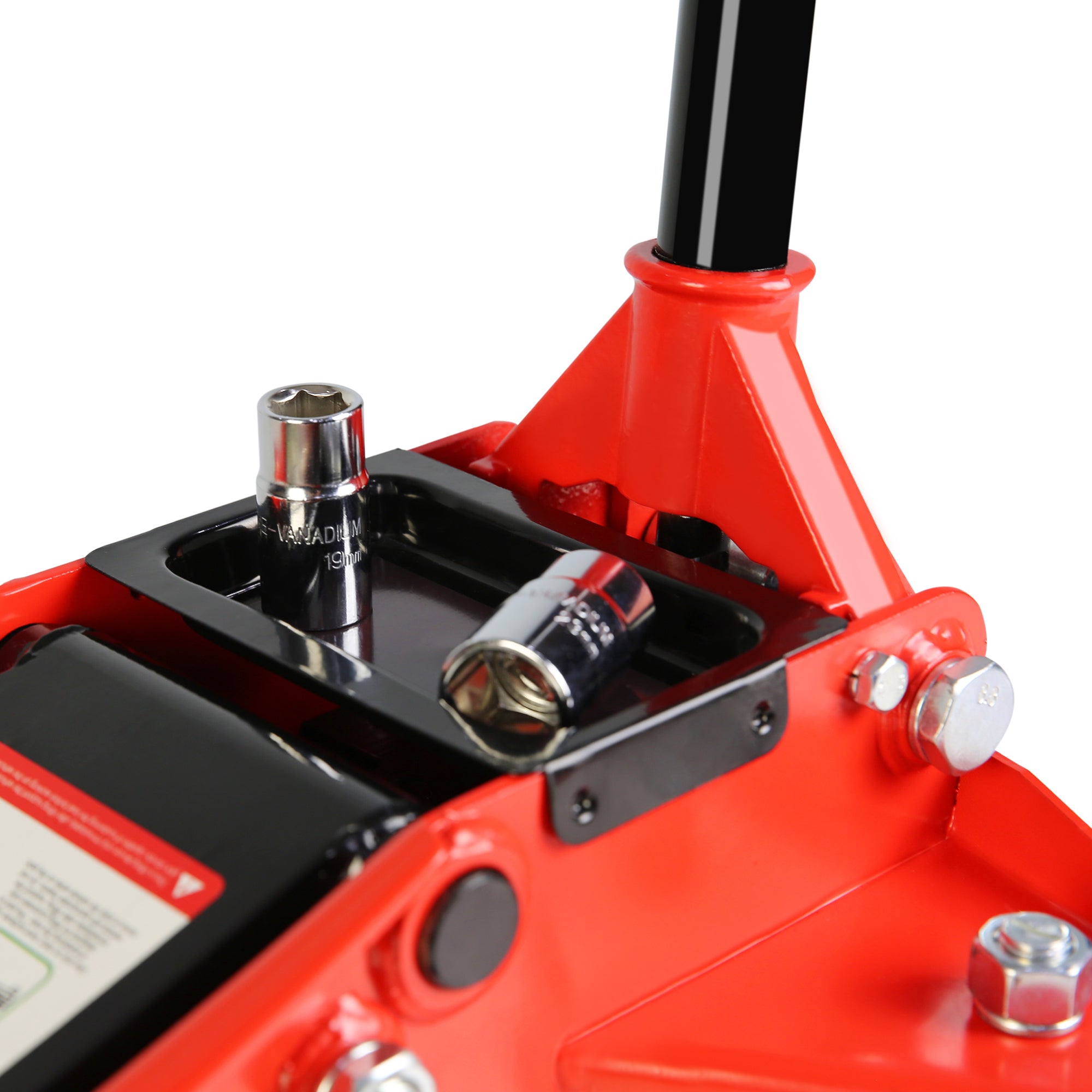 2.5 Ton Low Profile Floor Jack Steel Racing Dual Piston Quick Lift Hydraulic 3.5"-19.5" Lifting Range