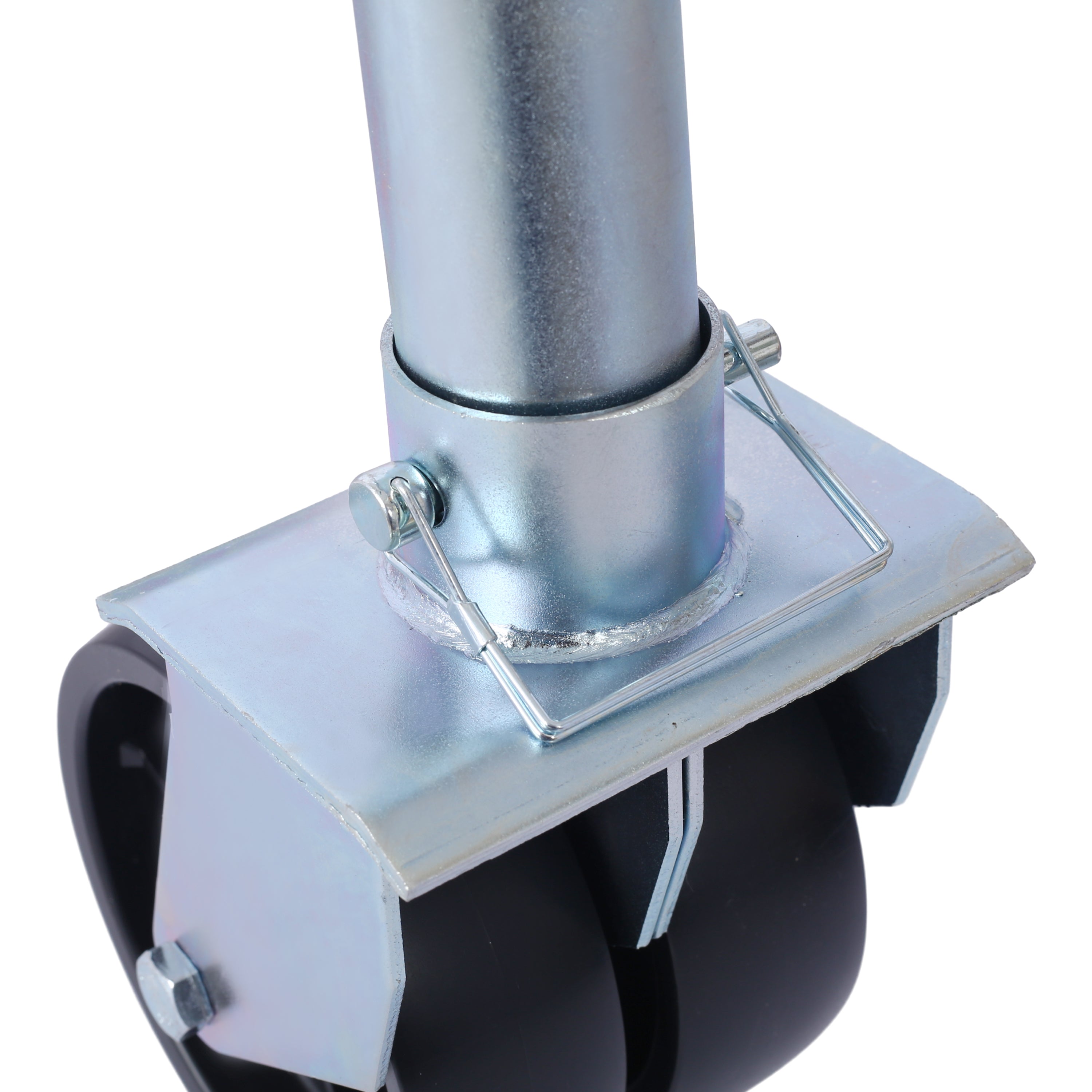 Boat Trailer Jack 34.5 Inch, Bolt-On Trailer Tongue Jack 1500 Lbs with PP Wheel and Handle