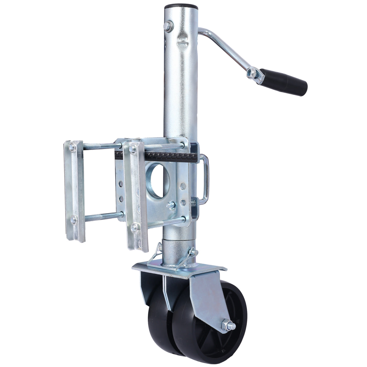 Boat Trailer Jack 34.5 Inch, Bolt-On Trailer Tongue Jack 1500 Lbs with PP Wheel and Handle