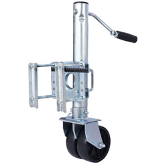 Boat Trailer Jack 34.5 Inch, Bolt-On Trailer Tongue Jack 1500 Lbs with PP Wheel and Handle