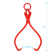 Skidding Tongs with Ring 25inch