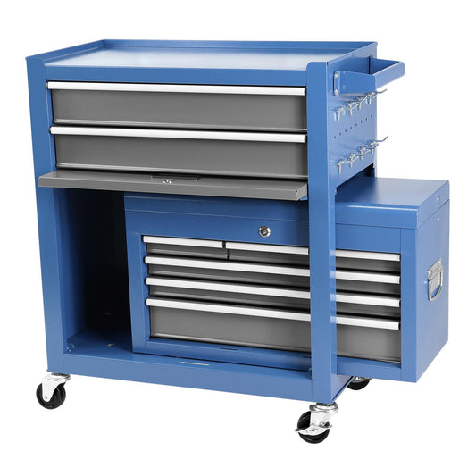 Rolling Tool Chest with Wheels 8 Drawers, Assembled Tool Cabinet Combo with Drawers, Detachable Organizer Tool Chests