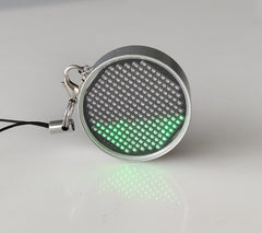 Fluid Simulation Pendant LED fluid simulation pendant ornament, silver finish
