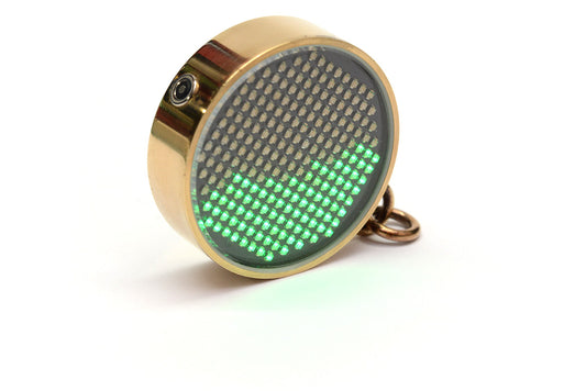 Fluid Simulation Pendant LED fluid simulation pendant ornament, silver finish